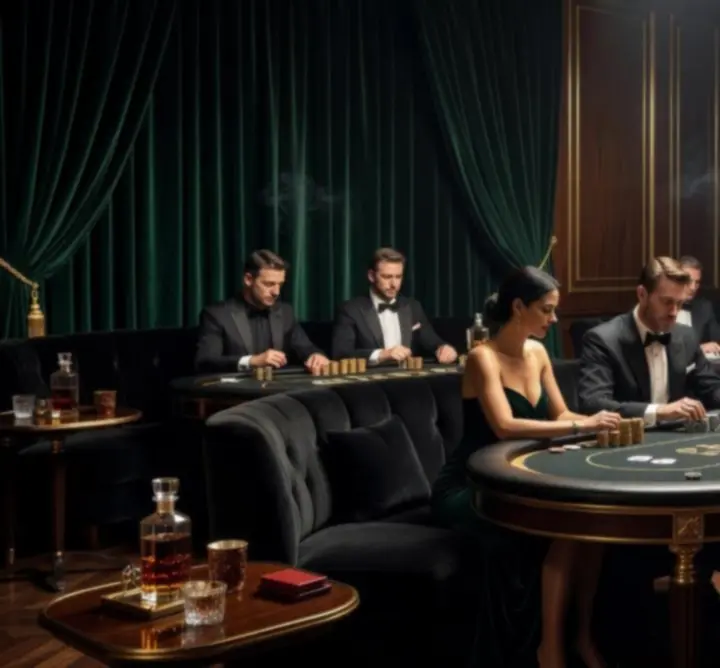 Elegáns offline poker torna hangulatos fényekkel